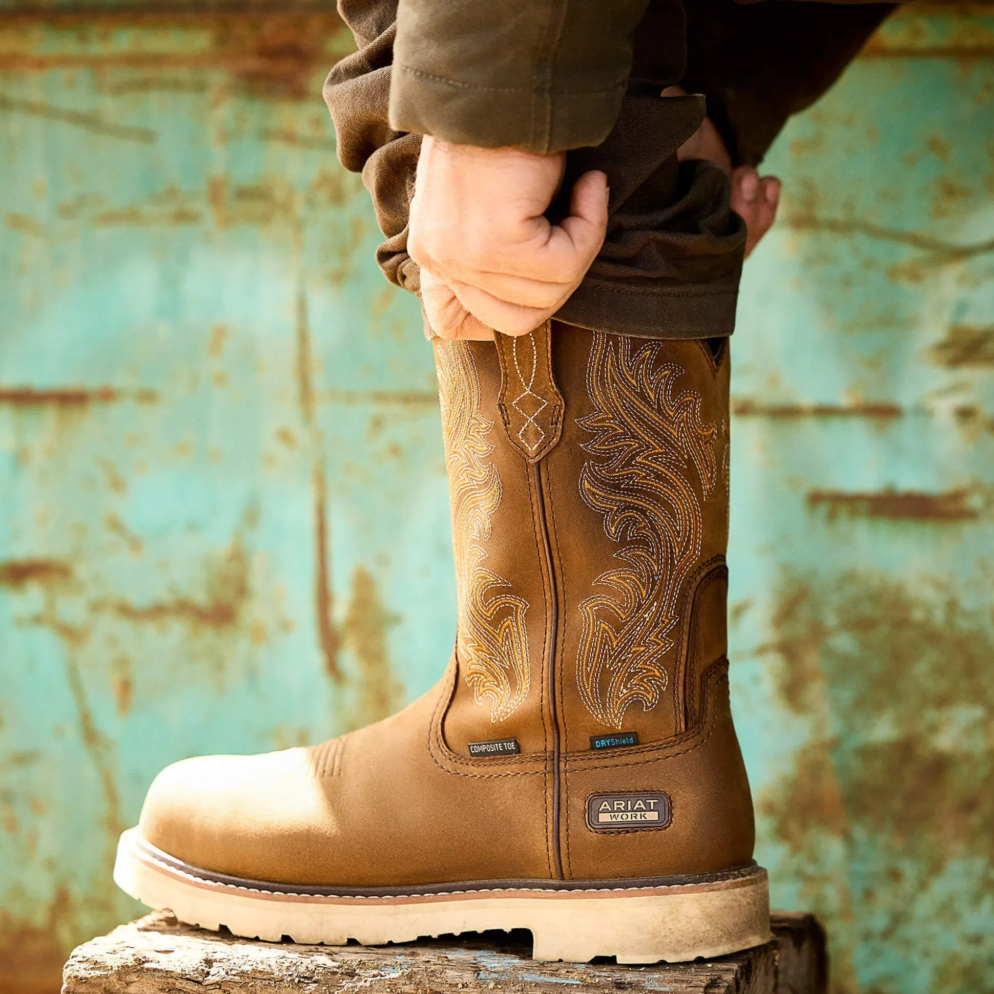 Activator Argo Waterproof Round Toe Composite Toe Work Boot