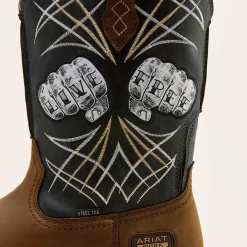 Activator Live Free Wide Square Toe Steel Toe Work Boot