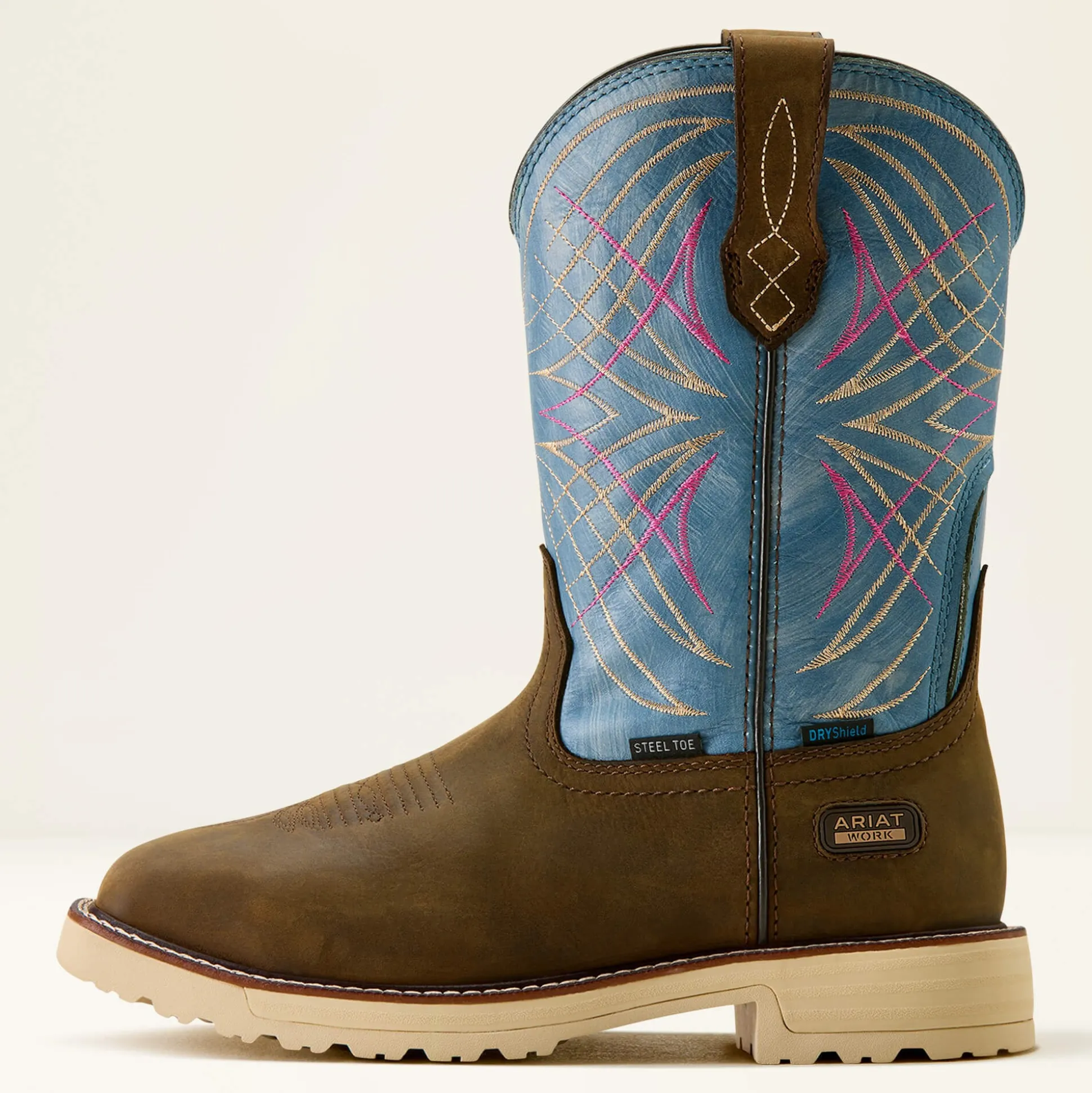 Activator Waterproof Wide Square Toe Steel Toe Work Boot
