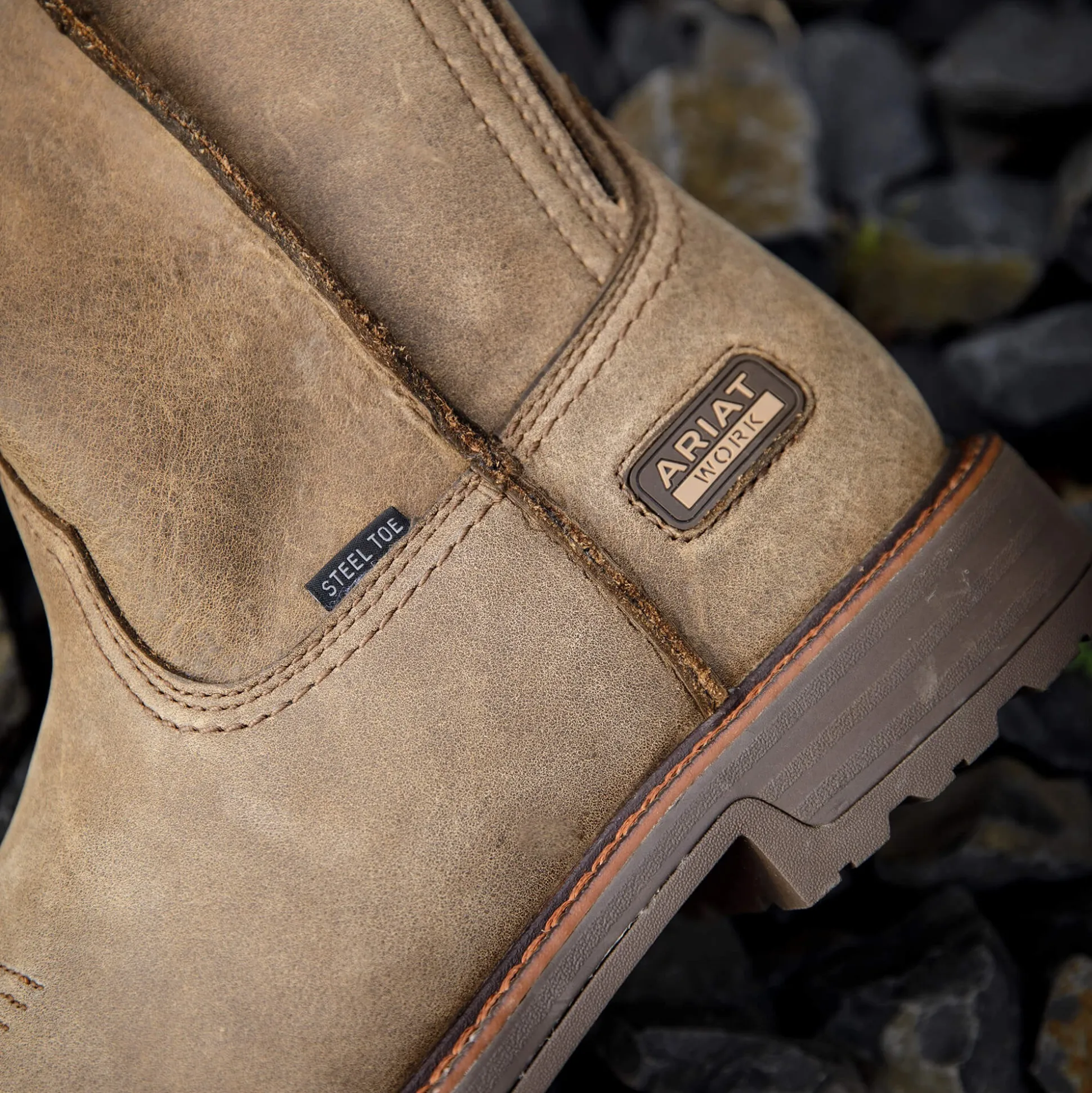 Activator Wide Square Toe Steel Toe Work Boot