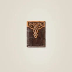 Alligator Trifold Wallet