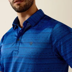 All Over Print Fitted Polo