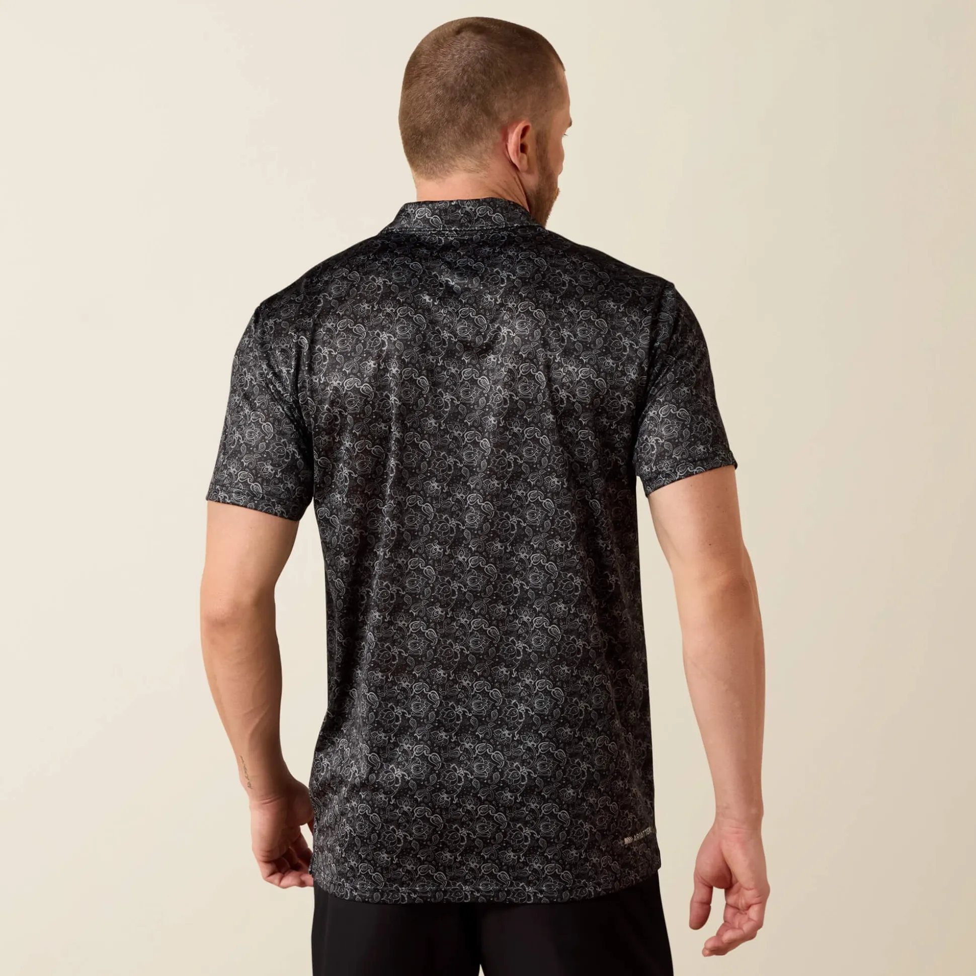 All Over Print Fitted Polo