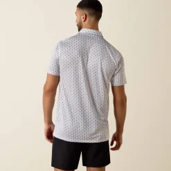 All Over Print Fitted Polo