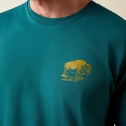 Ariat Bison Wander Flag Classic Fit T-Shirt