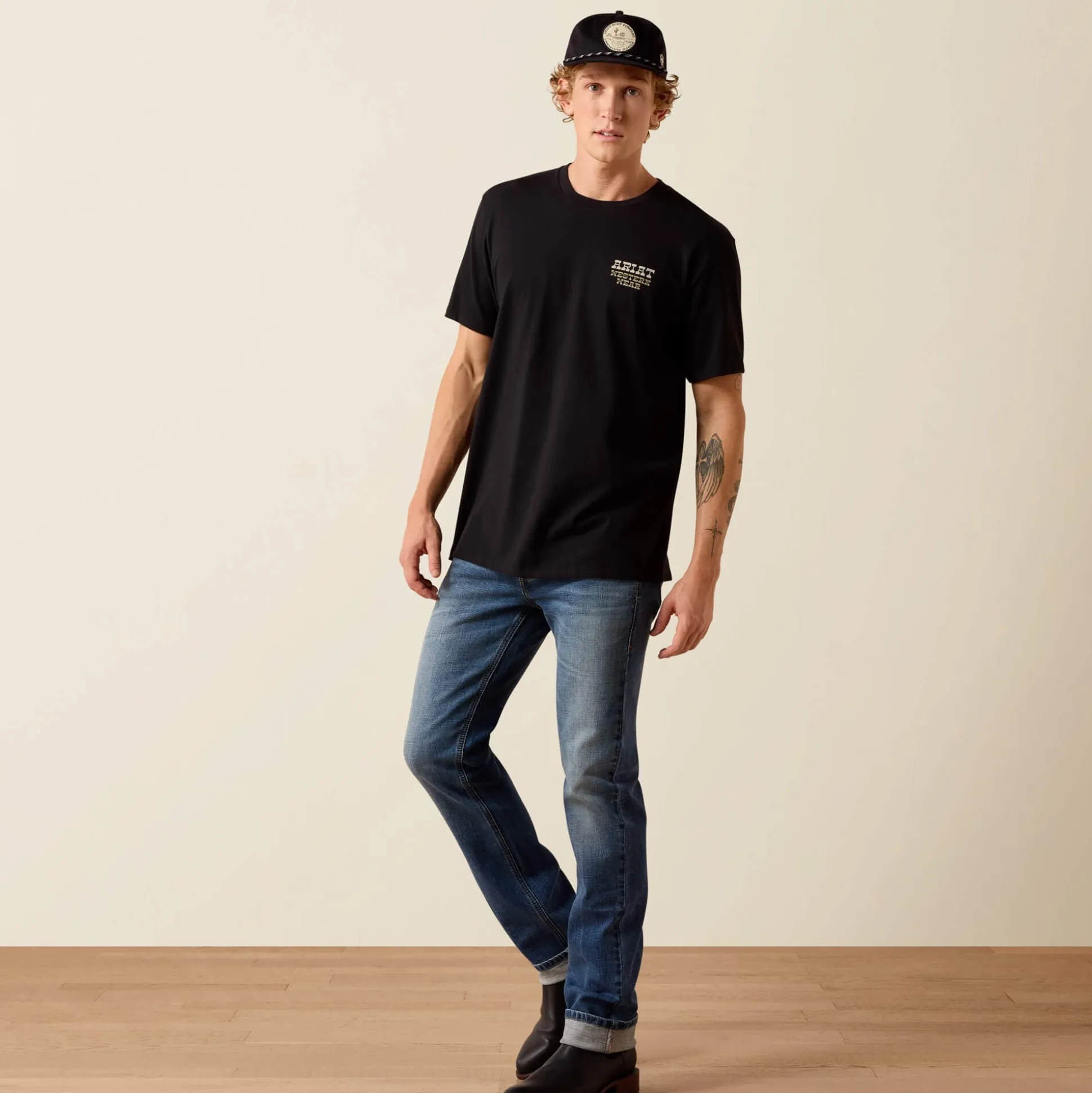 Ariat Country and Western Lockup Classic Fit T-Shirt