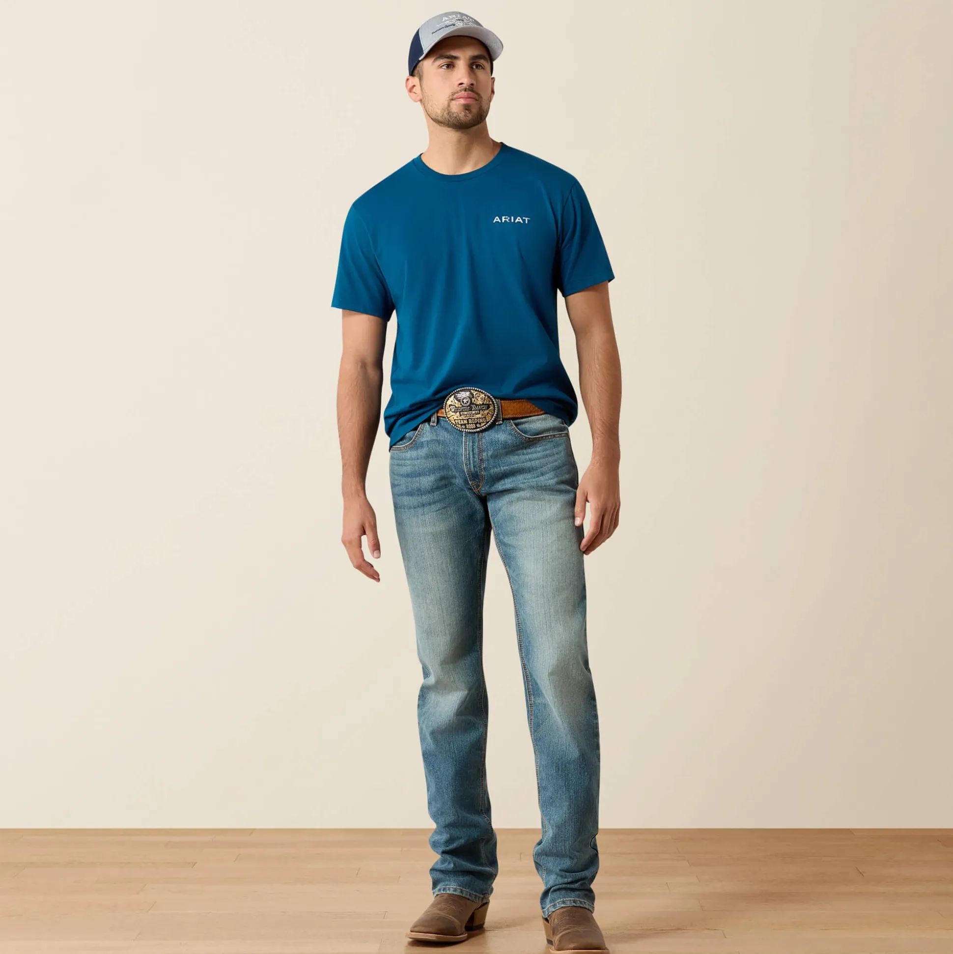Ariat Liquid Stamp Flag Classic Fit T-Shirt