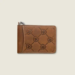 Ariat Logo Print Money Clip Wallet