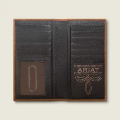 Ariat Logo Print Rodeo Wallet