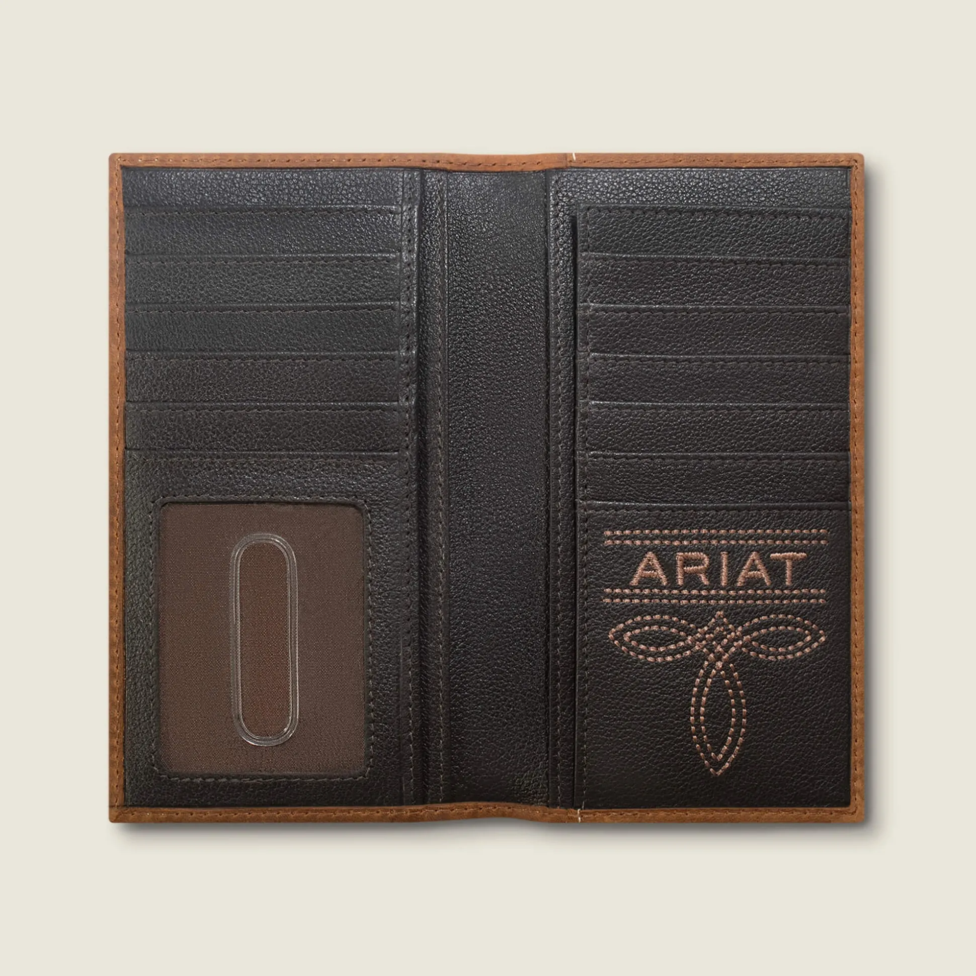 Ariat Logo Print Rodeo Wallet