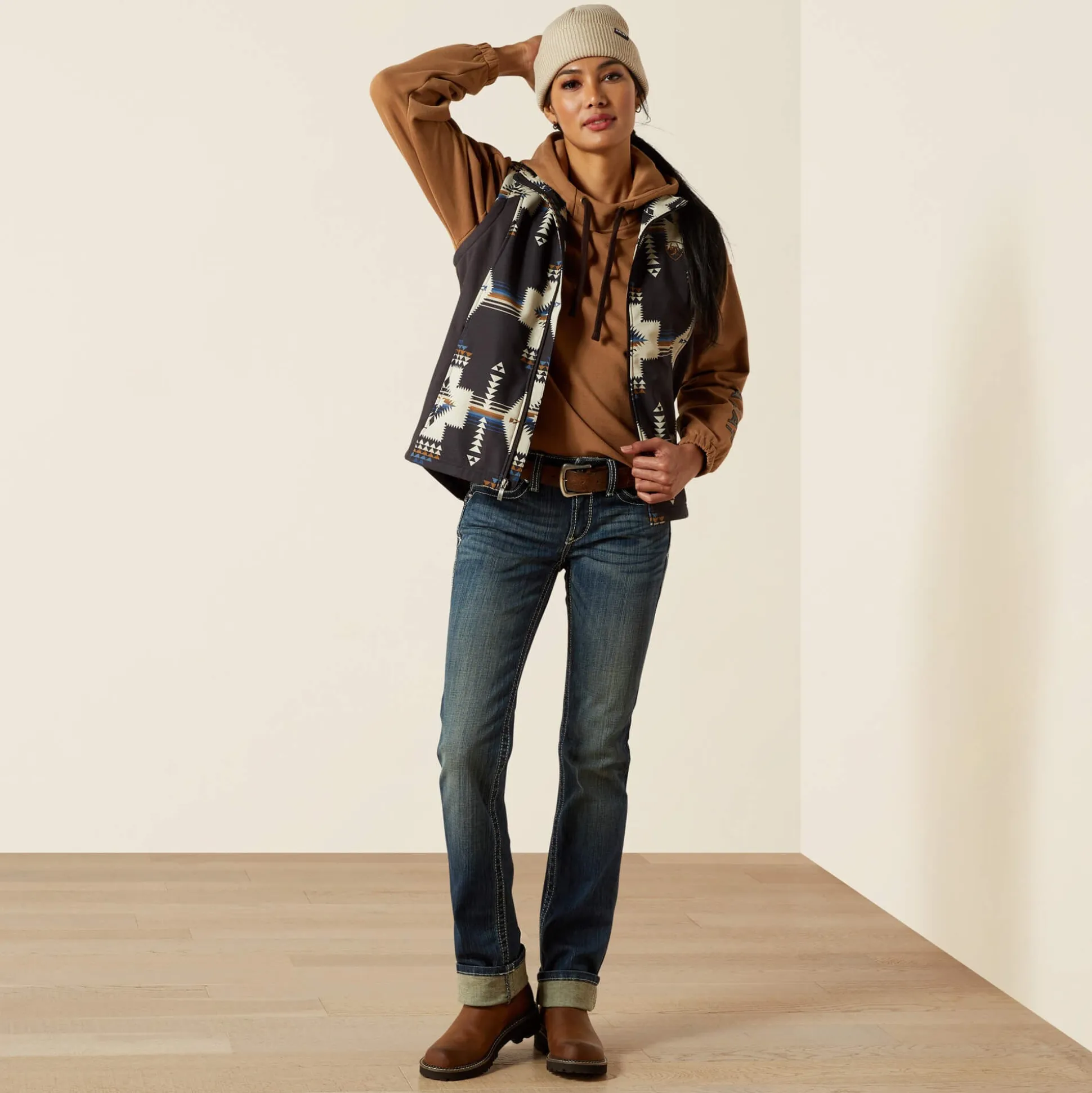 Ariat Logo Softshell Print Vest