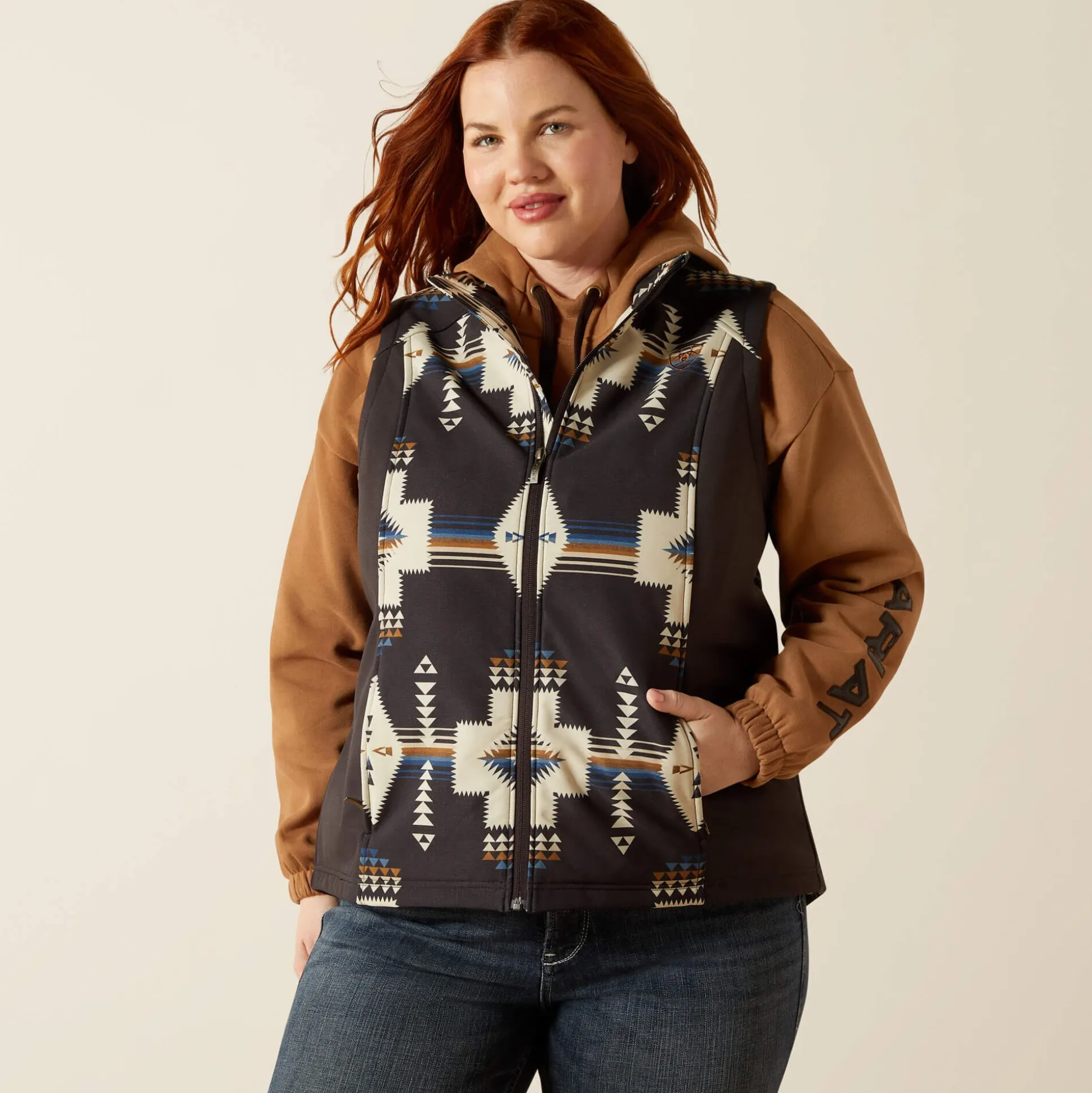 Ariat Logo Softshell Print Vest