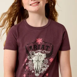 Ariat Skulls Florals T-Shirt