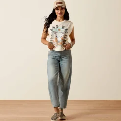 Ariat Steer Skull Landscape T-Shirt