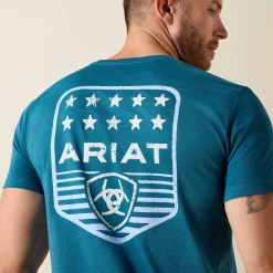 Ariat Stripe Patriotic Badge T-Shirt