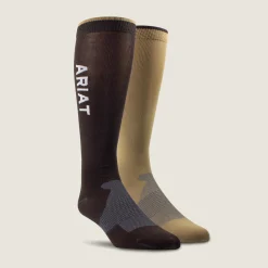 AriatTEK Essential Performance Sock 2 Pair Multi Color Pack