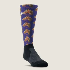 AriatTEK Slim Printed Sock