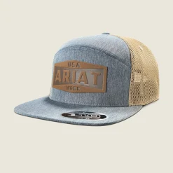Ariat Work Leather Badge Snapback Cap