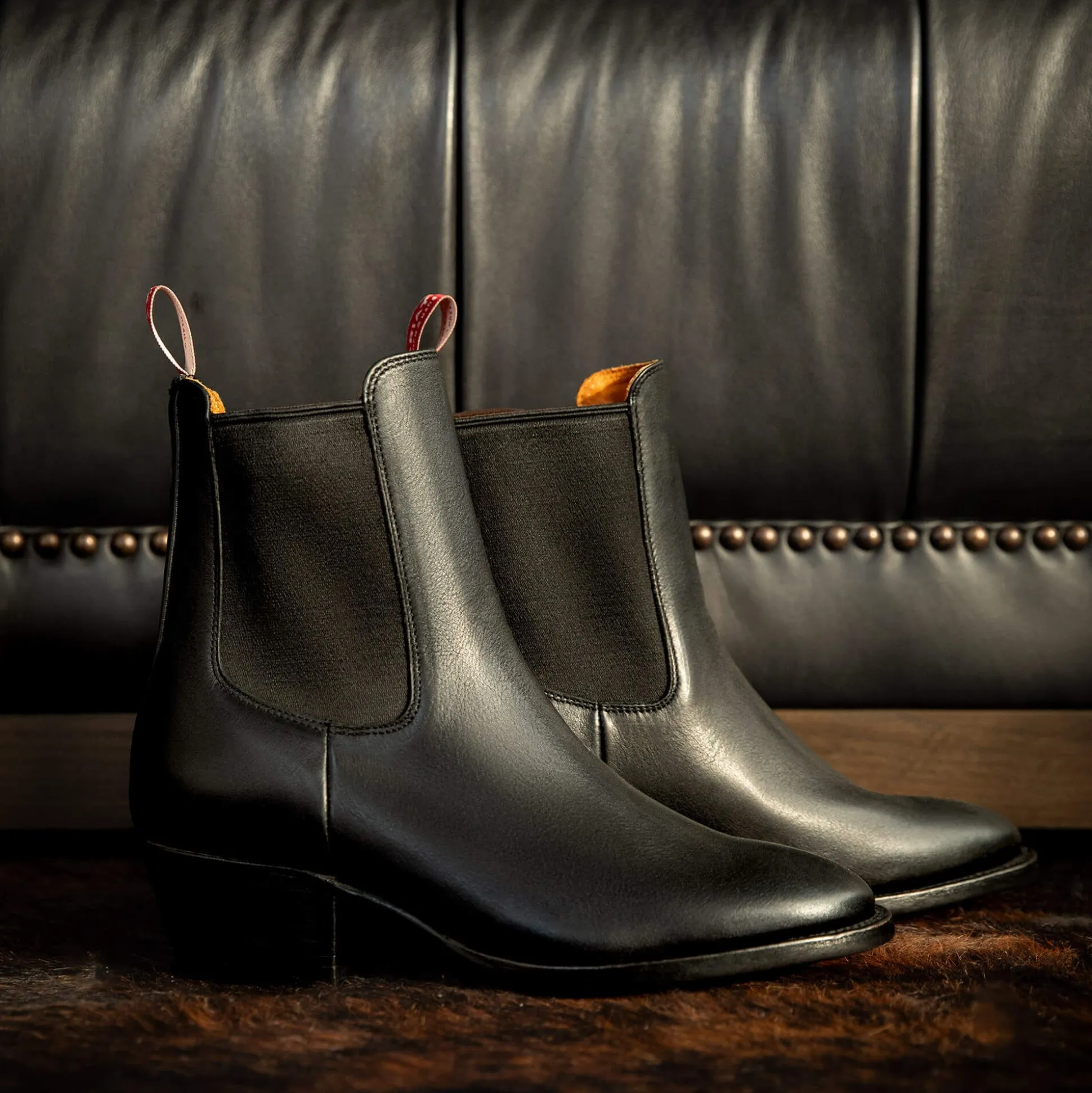Bench Made Eleanor Almond Toe Chelsea Boot