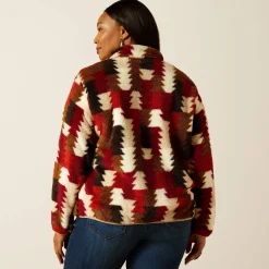 Berber Snap Front Sweatshirt