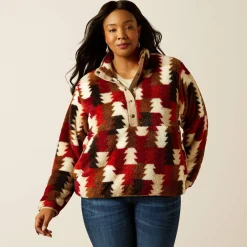Berber Snap Front Sweatshirt