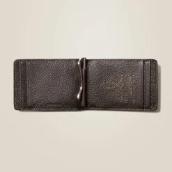 Bifold Slim Wallet Patriot Flag Embroidery