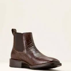 Booker Chelsea Wide Square Toe Western Boot