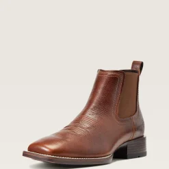 Booker Chelsea Wide Square Toe Western Boot