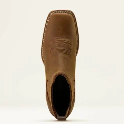 Booker Chelsea Wide Square Toe Western Boot
