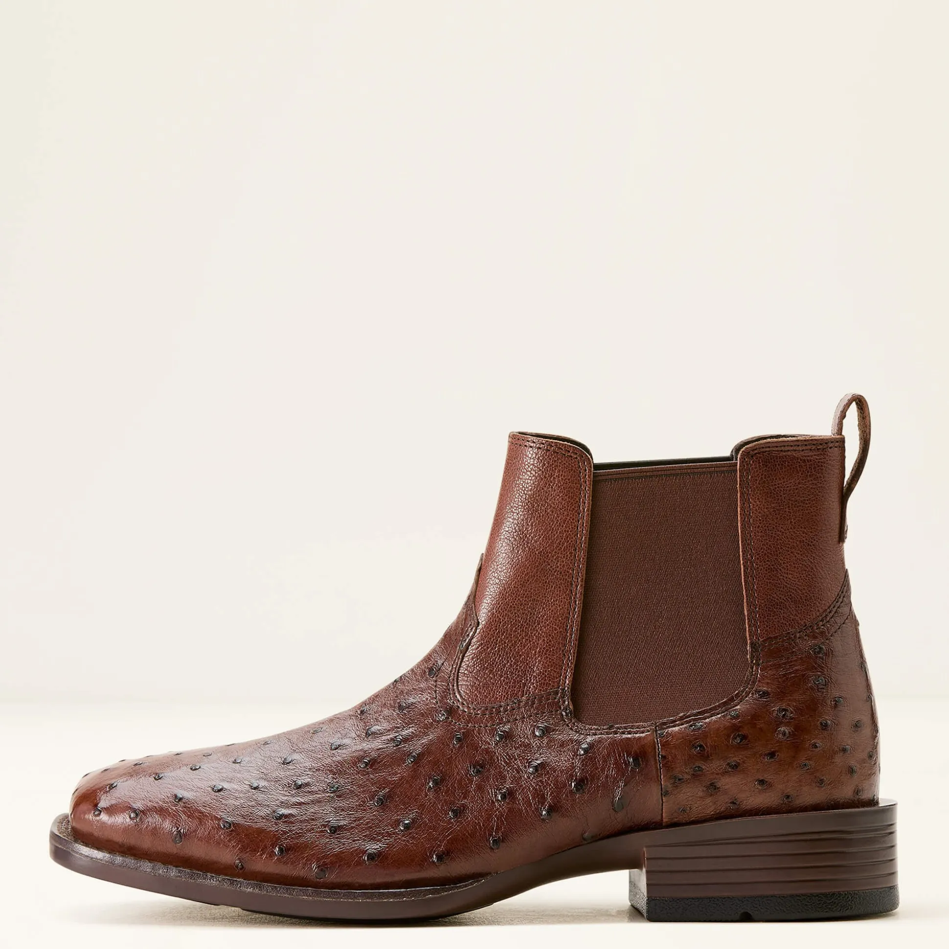 Booker Chelsea Wide Square Toe Western Boot