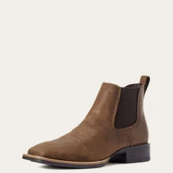 Booker Chelsea Wide Square Toe Western Boot