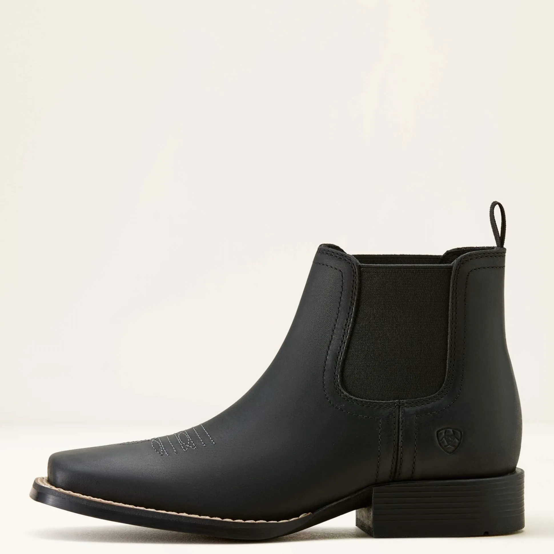 Booker Chelsea Wide Square Toe Western Boot