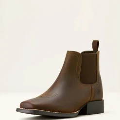 Booker Chelsea Wide Square Toe Western Boot