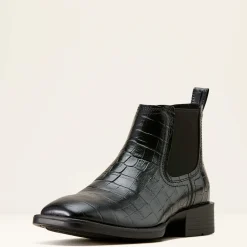 Booker Chelsea Wide Square Toe Western Boot