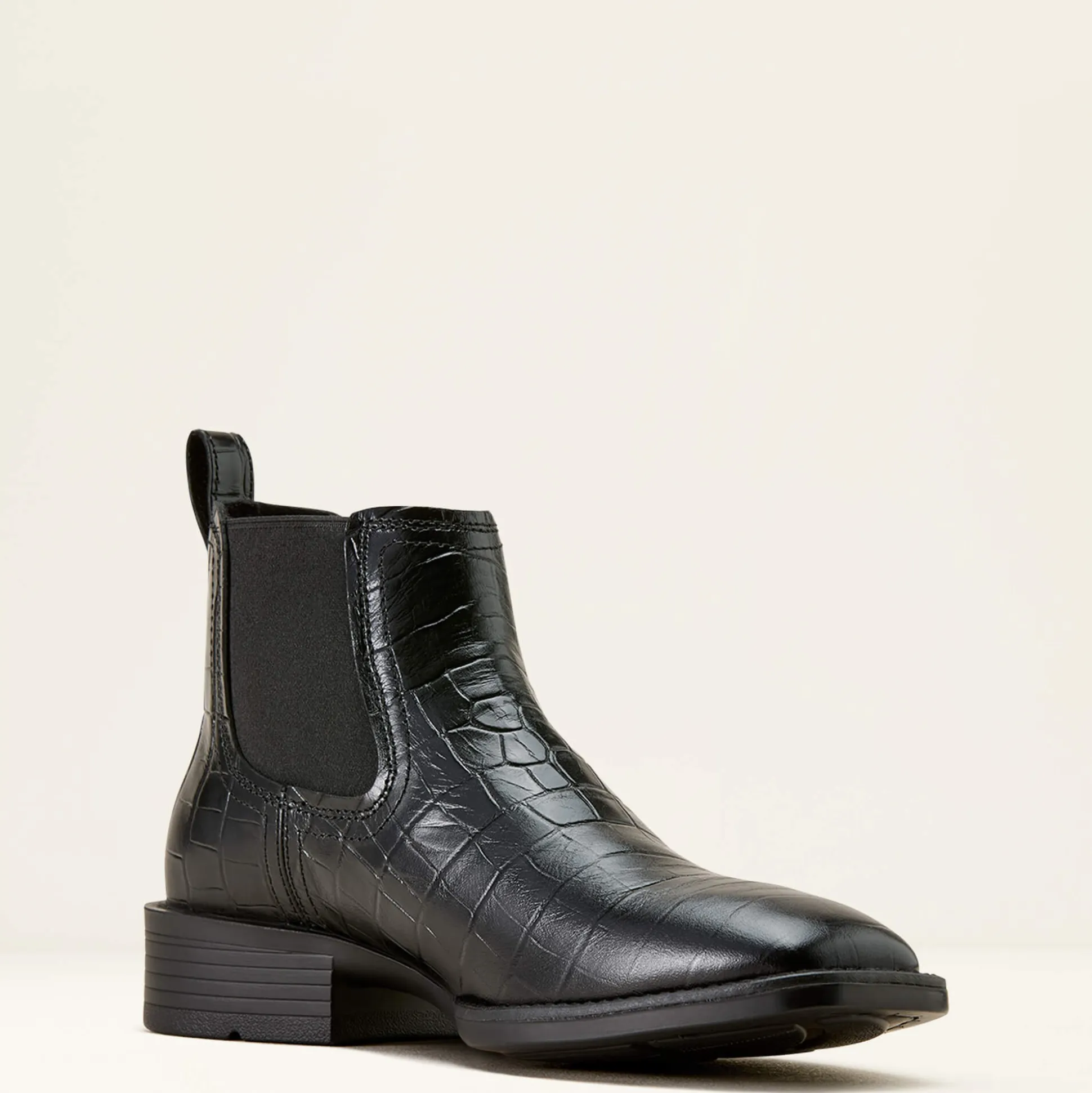 Booker Chelsea Wide Square Toe Western Boot