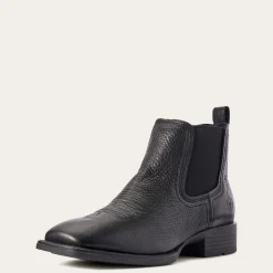 Booker Chelsea Wide Square Toe Western Boot