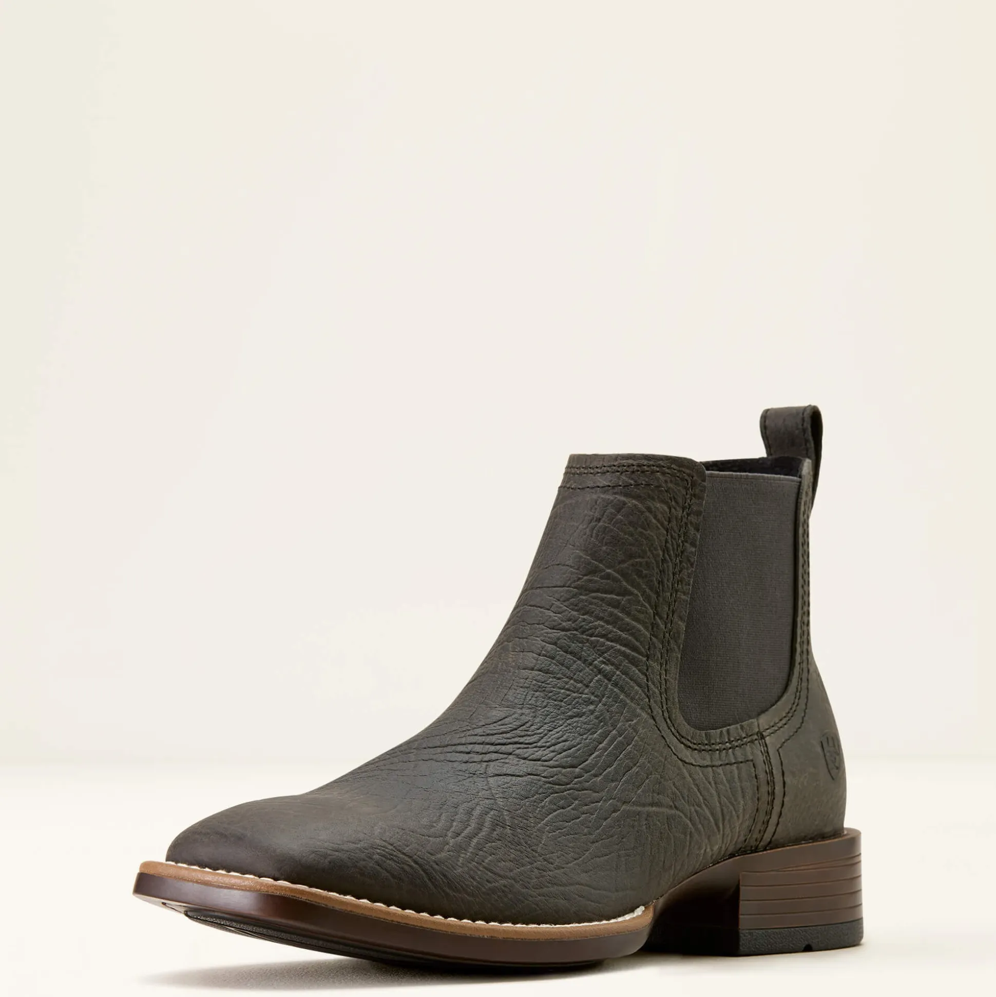 Booker Chelsea Wide Square Toe Western Boot