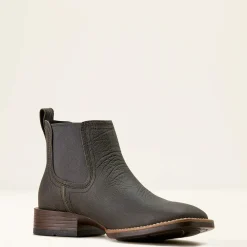 Booker Chelsea Wide Square Toe Western Boot