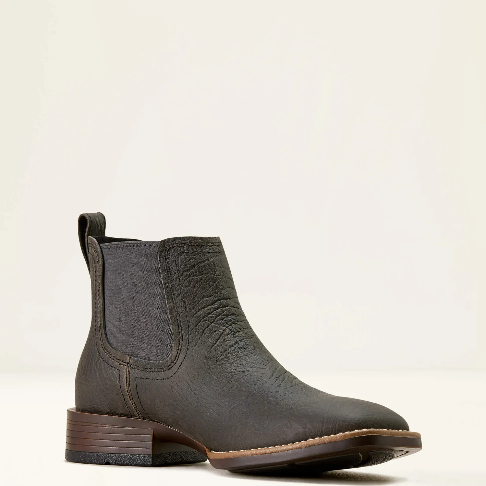 Booker Chelsea Wide Square Toe Western Boot