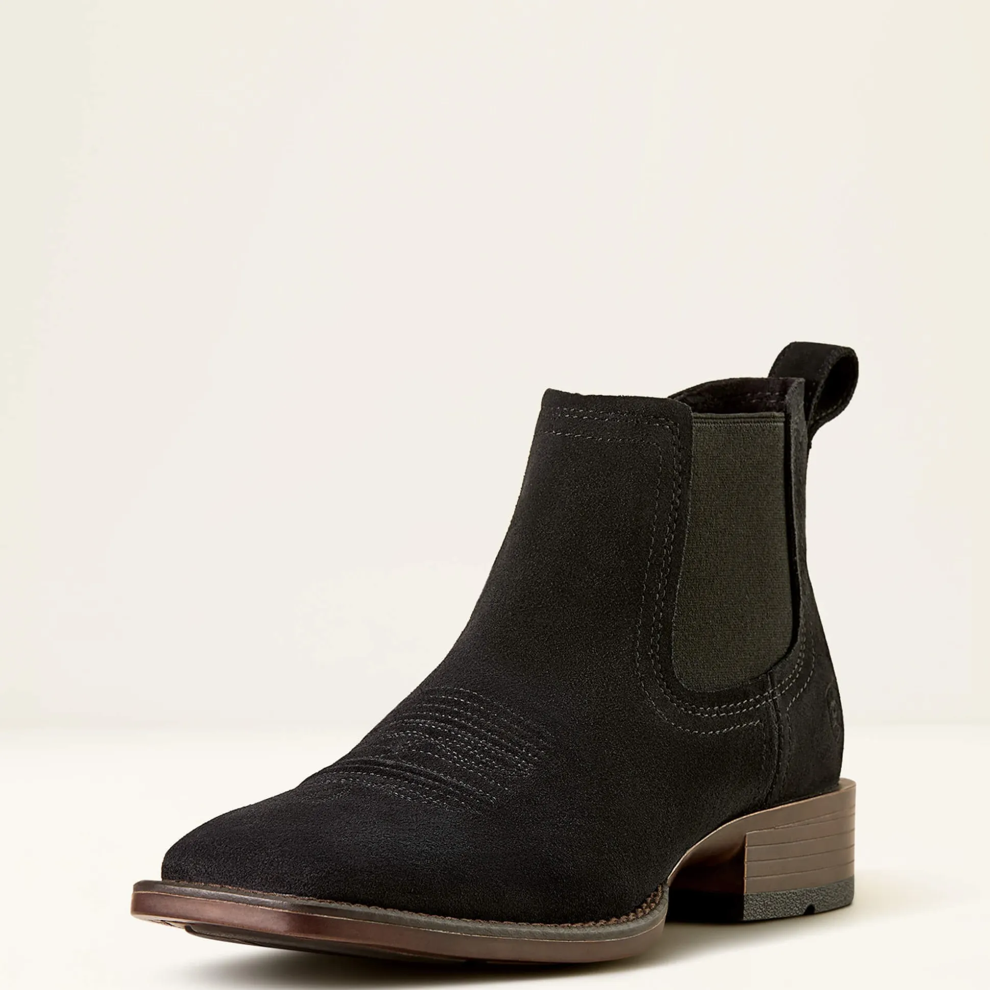 Booker Chelsea Wide Square Toe Western Boot