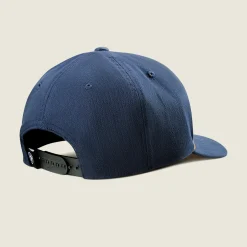 Boot Stitch Faux Leather Patch Cap