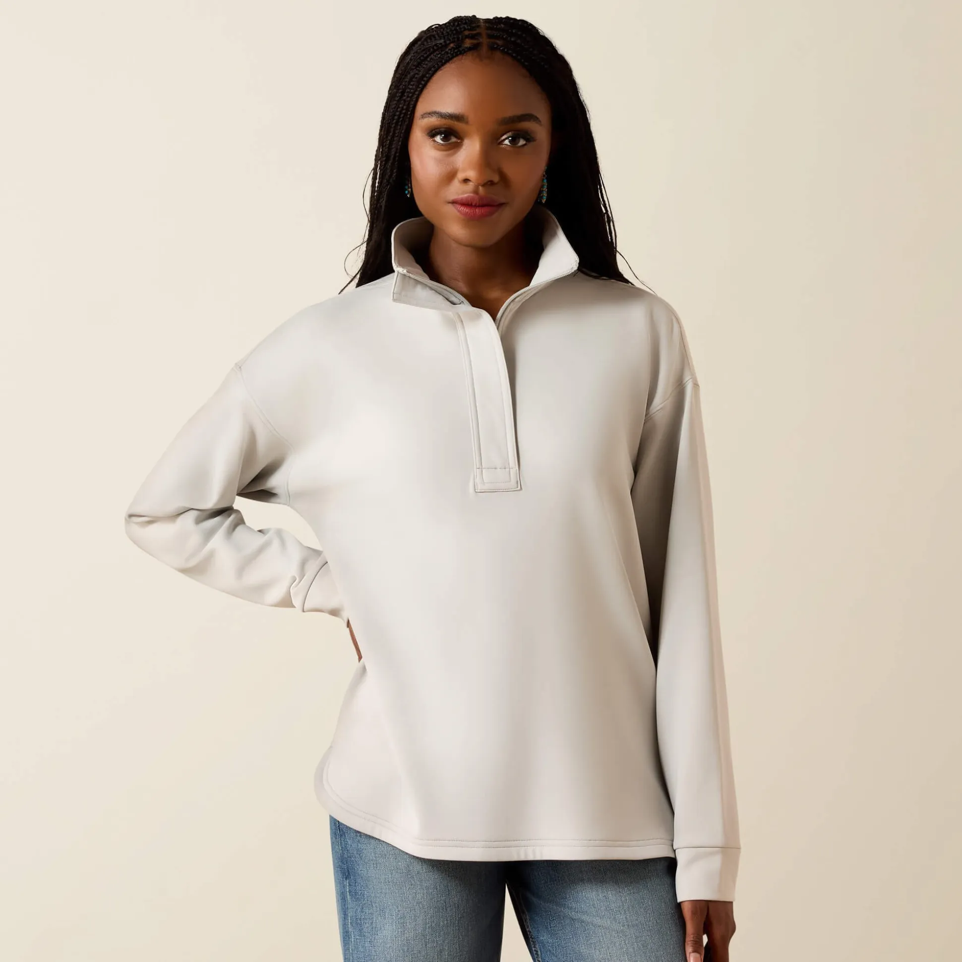 Breeze Logo 1/2 Zip Sweatshirt