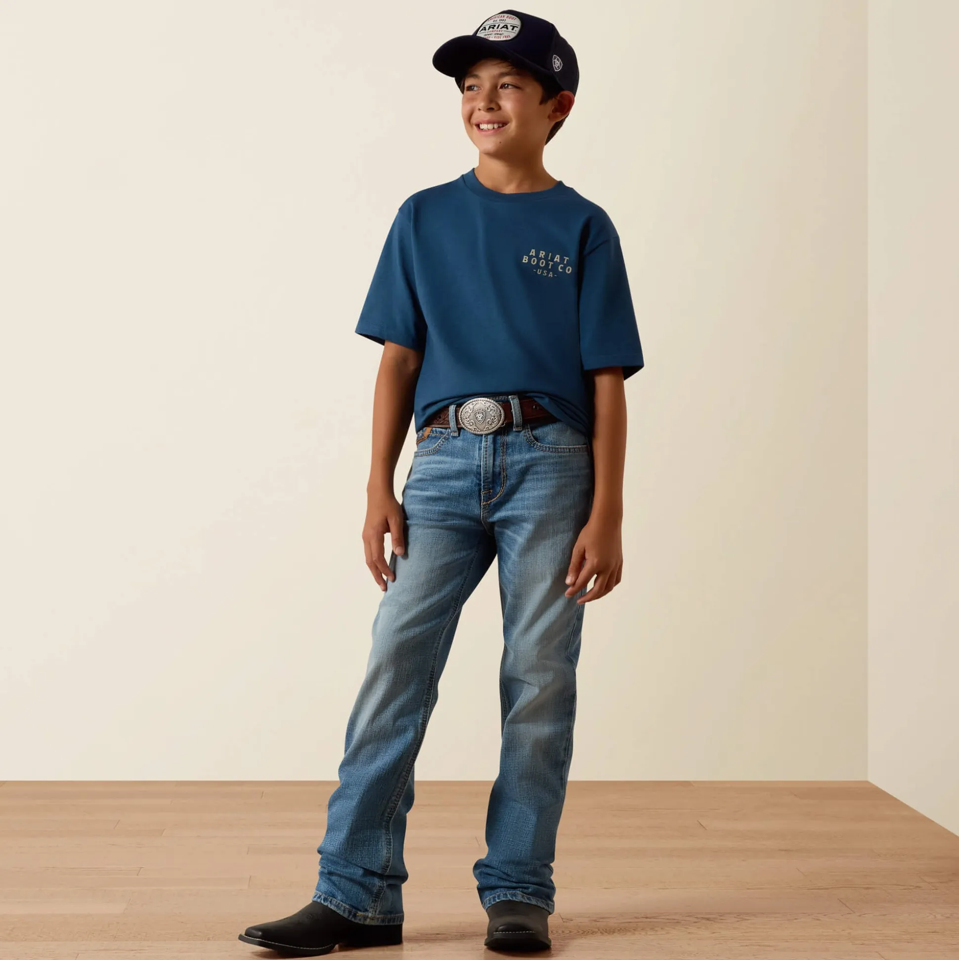 B4 Relaxed Palmer Boot Cut Jeans