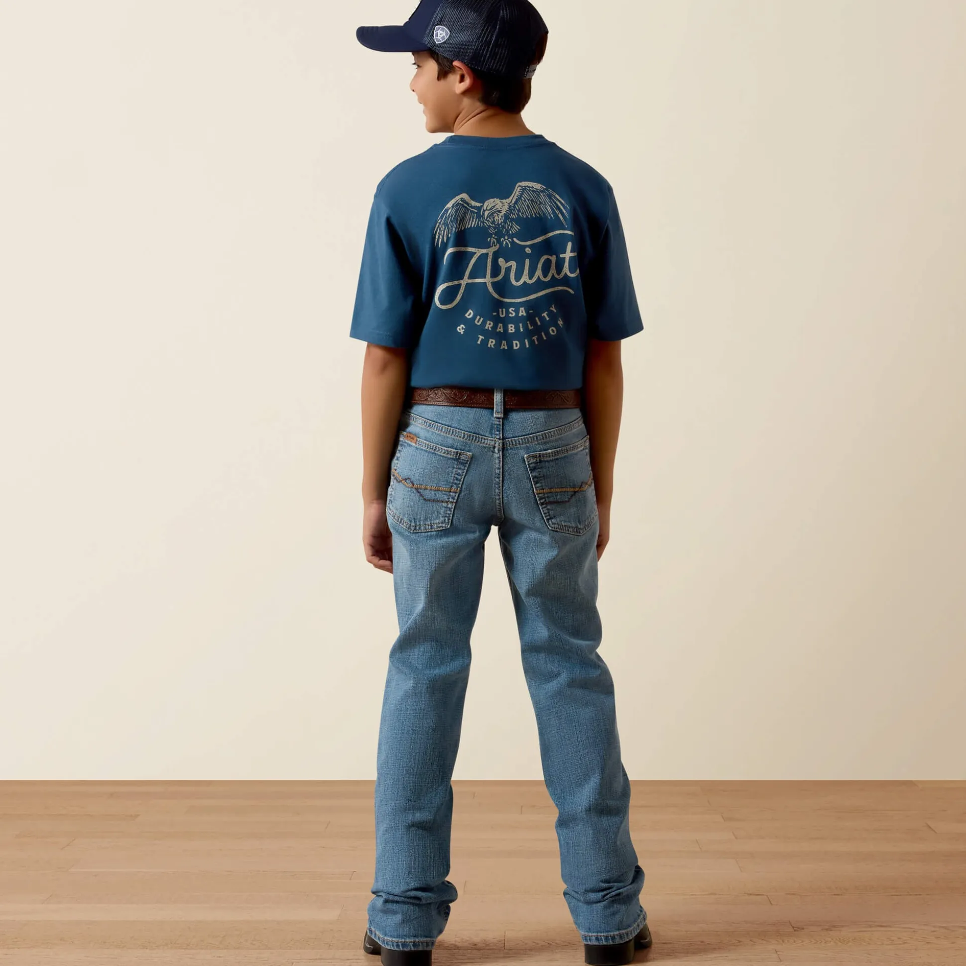 B4 Relaxed Palmer Boot Cut Jeans