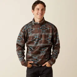 Caldwell Logo 1/4 Zip Sweater