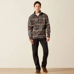 Caldwell Logo 1/4 Zip Sweater