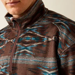 Caldwell Logo 1/4 Zip Sweater