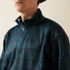 Caldwell Logo 1/4 Zip Sweater
