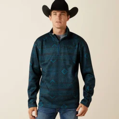 Caldwell Logo 1/4 Zip Sweater