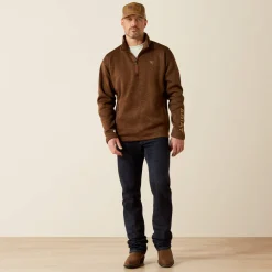 Caldwell Logo 1/4 Zip Sweater